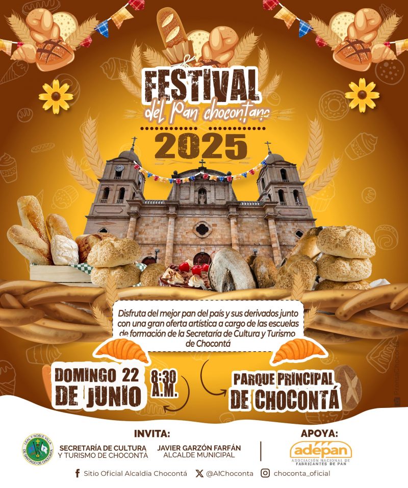 El mejor pan del país en el Festival del Pan Chocontano 2025