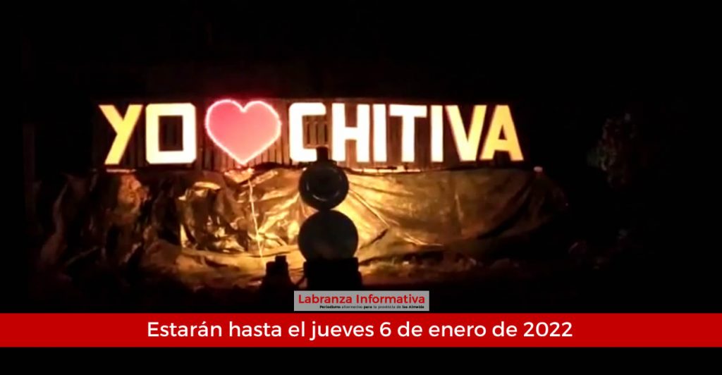 Alumbrados navideños en la vereda Chitiva Bajo de Suesca