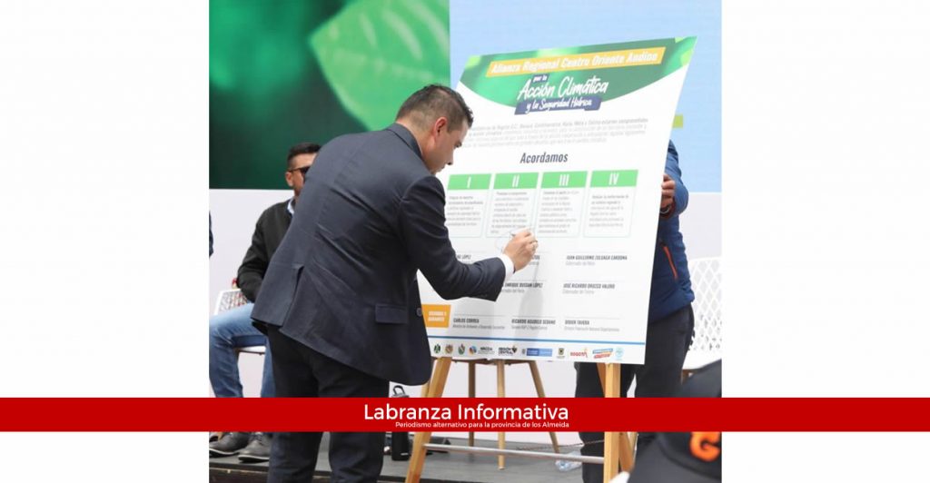 Cundinamarca, Boyacá, Tolima, Meta, Huila y Bogotá, firmaron compromiso por recursos hídricos y cambio climático