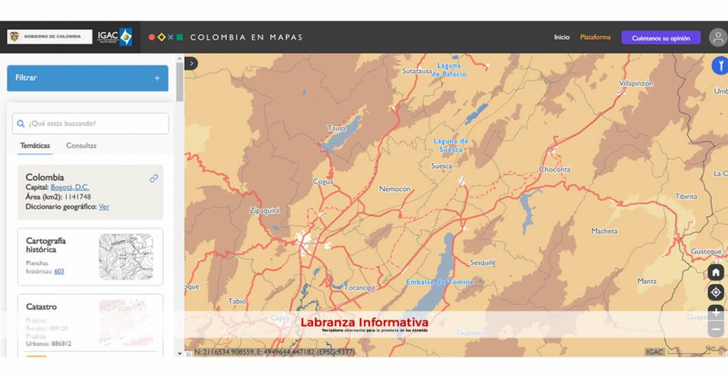 IGAC y Gobernación actualizarán cartografía básica de Chocontá, Villapinzón, Suesca y Machetá