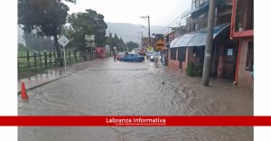 Emergencia en Suesca por desbordamiento de quebradas