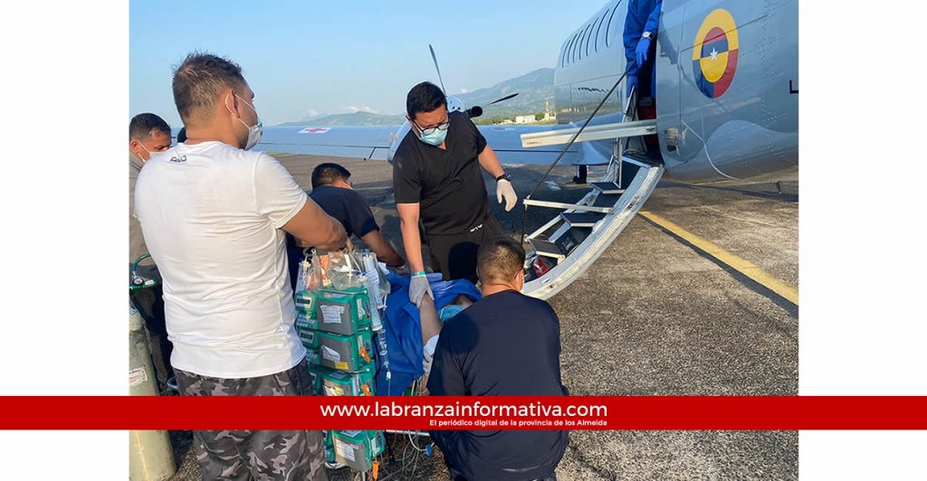 Exitoso traslado aeromédico de una mujer en Puerto Salgar (Cundinamarca)