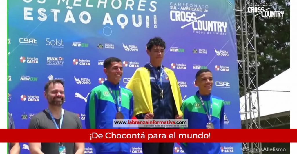 Deportista chocontano campeón suramericano de cross country