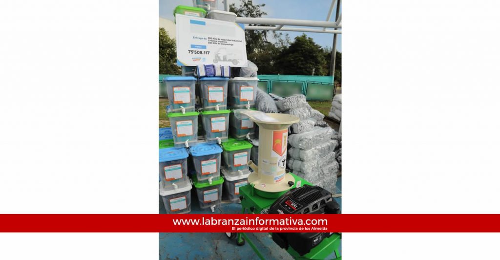 Equipos e insumos para el manejo de residuos sólidos de Suesca, Tibirita y 22 municipios de Cundinamarca