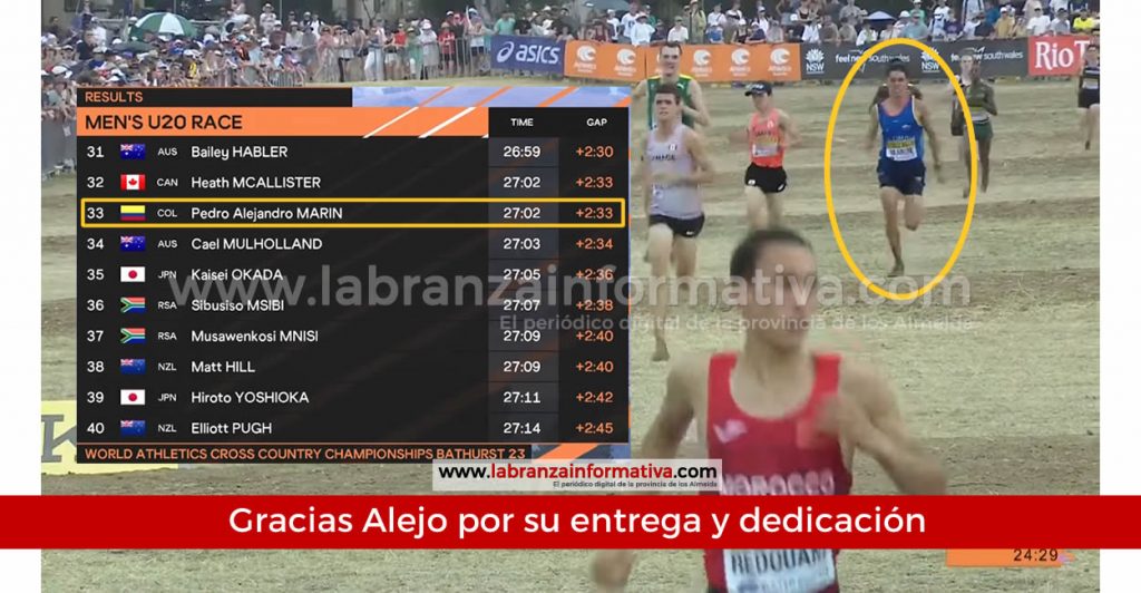 Buena representación chocontana en mundial de Cross Country