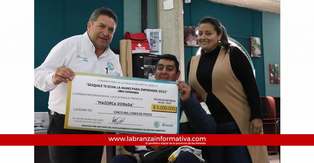 Convocatoria para fortalecer emprendimientos de Sesquilé