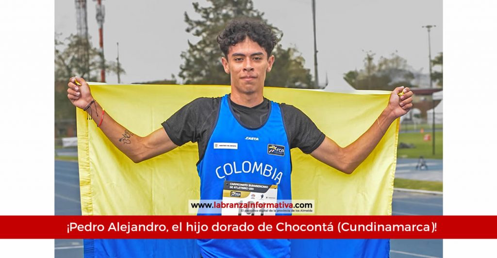 Chocontano ganó doble medalla de oro en el Suramericano de Atletismo 2023