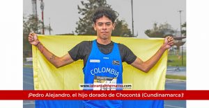 Chocontano ganó doble medalla de oro en el Suramericano de Atletismo 2023
