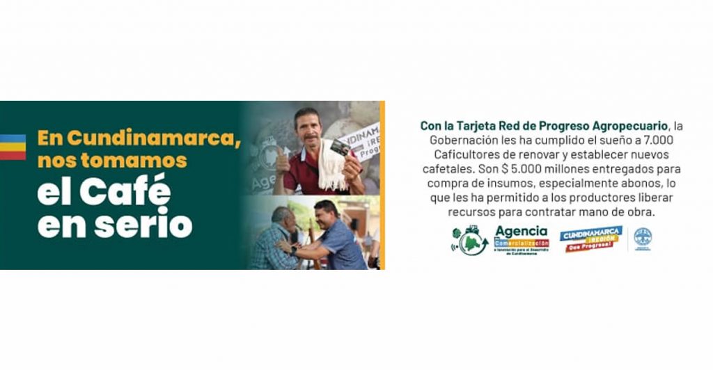 Con la Tarjeta Red de Progreso Agropecuario Cafetera, 5.000 caficultores han fortalecido sus cafetales
