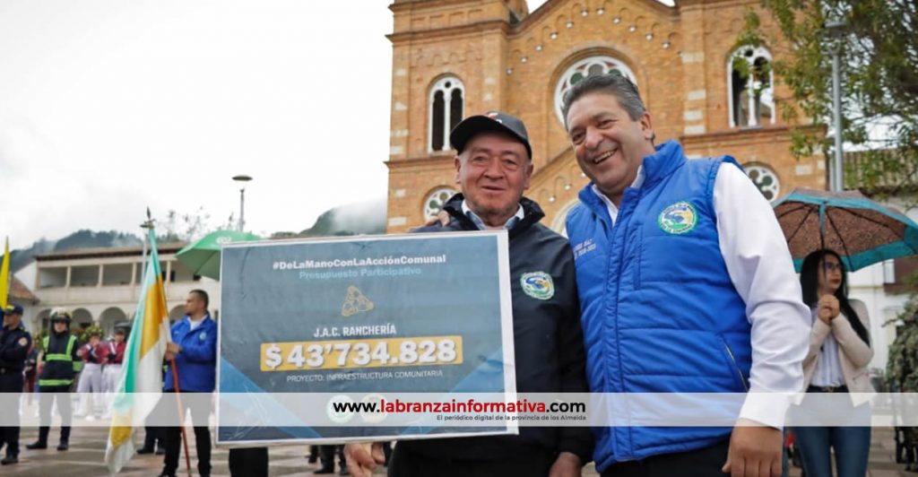 Alcaldía de Sesquilé entregó más de $600 millones a las Juntas de Acción Comunal