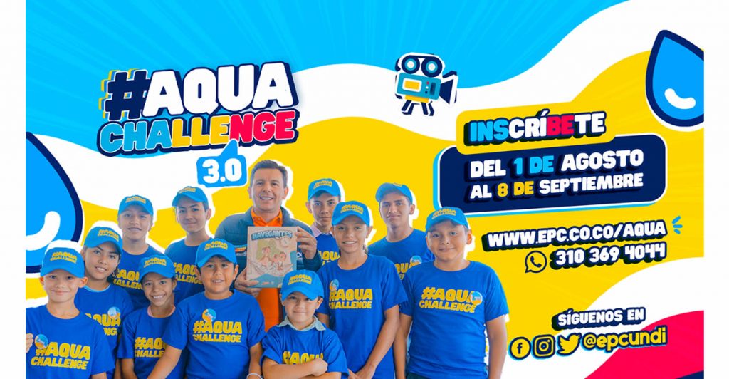 Llegó el concurso Aquachallenge 3.0 para niños, niñas y jóvenes cundinamarqueses