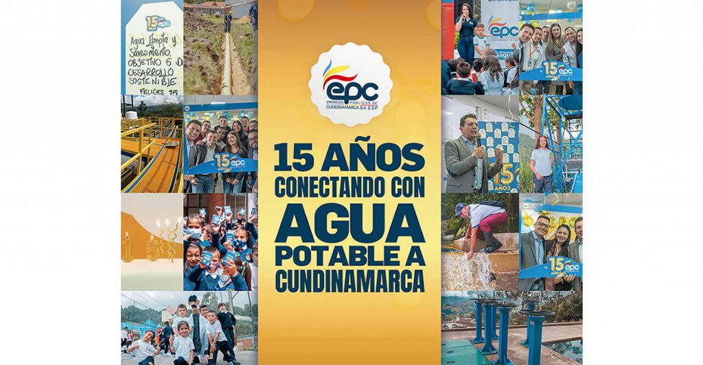 EPC, 15 años conectando con agua potable a Cundinamarca