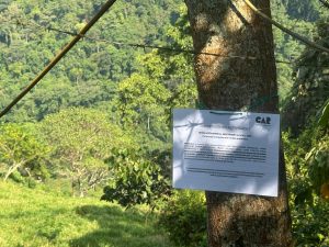CAR impone medida por malas prácticas ambientales en predio de importancia ambiental del municipio de Yacopí, Cundinamarca