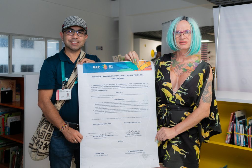 CAR, EAN y Agencia de Cooperación Internacional Alemana firman “Pacto por la Economía Circular en el Sector Textil del Territorio CAR”