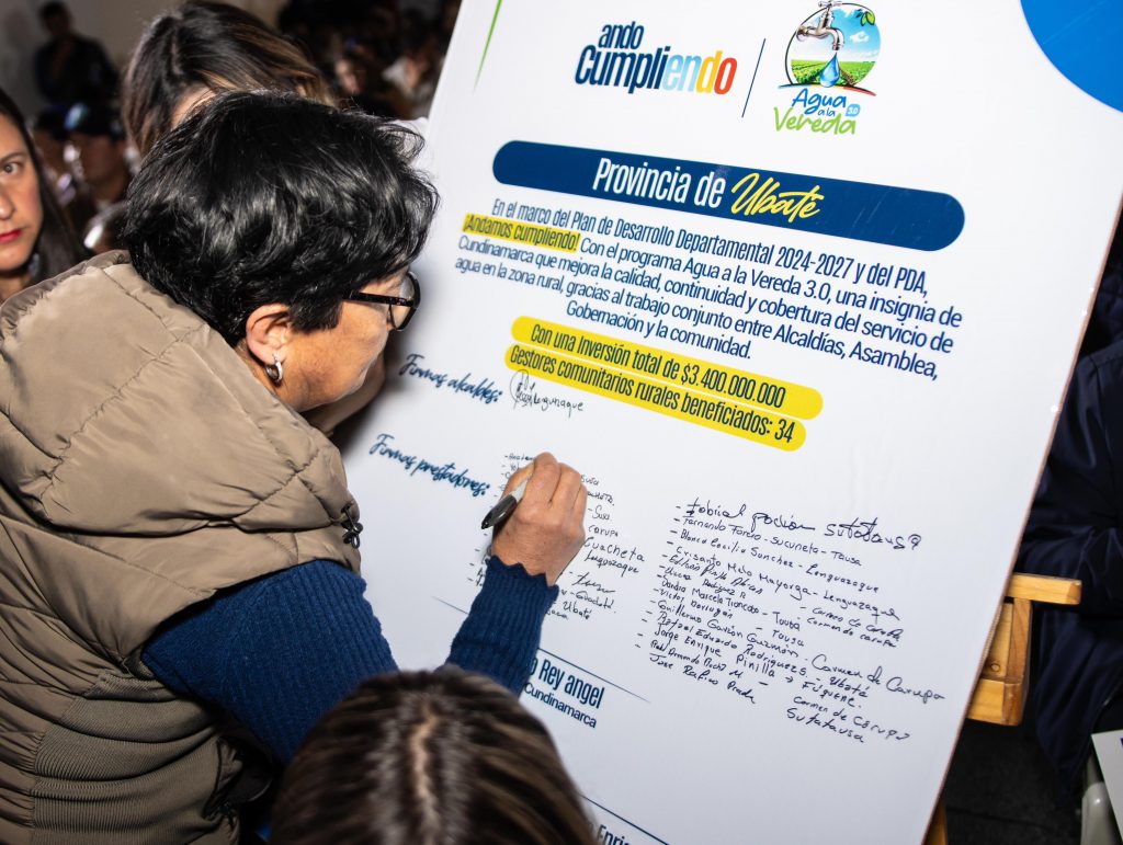 Cundinamarca conecta a 400 acueductos rurales con Agua a la Vereda 3.0