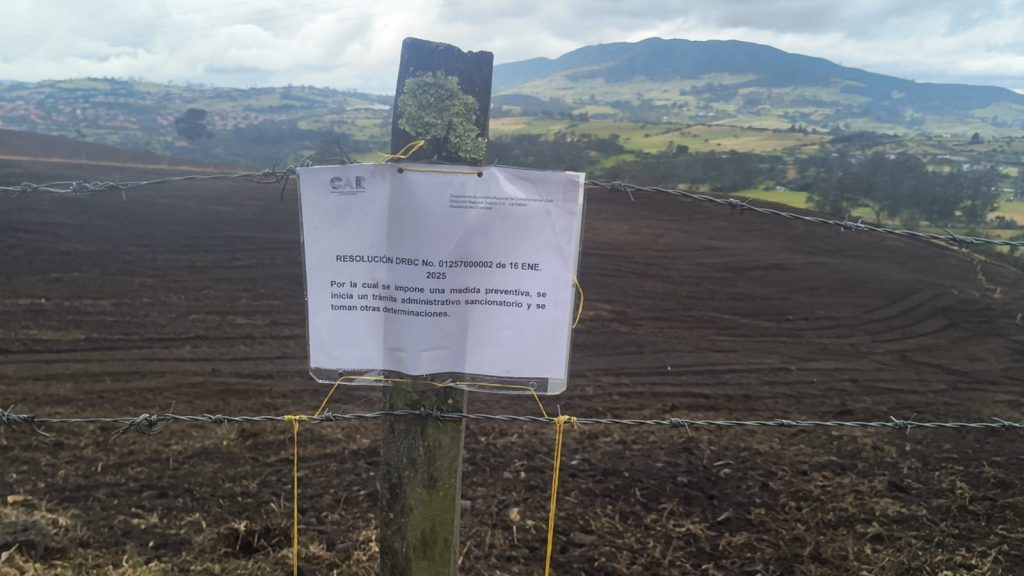 Mano firme contra cultivos en zonas protegidas y rondas hídricas en La Calera