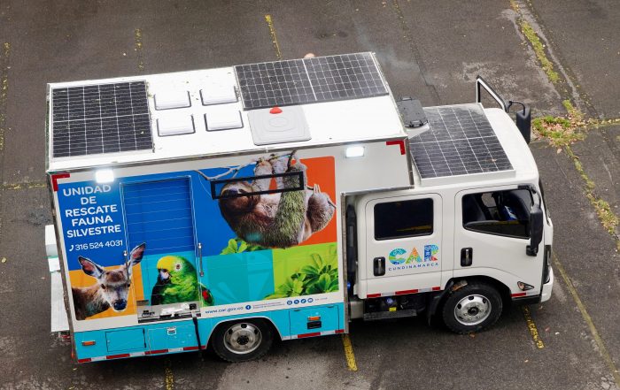Con energía solar y atención médica: así es la nueva unidad de rescate animal de la CAR
