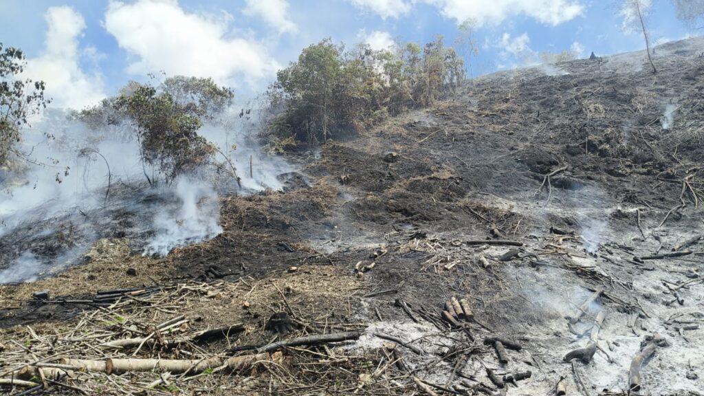 ¡Alto a las quemas en temporada de vientos! CAR advierte que el 90 % de incendios son por causas humanas