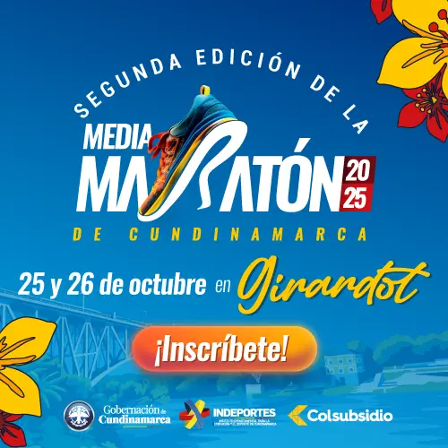 Inscripciones 2da media maratón de Cundinamarca