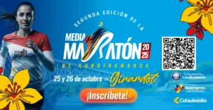 Este 25 y 26 de octubre la cita es en Girardot: inscríbete a la Media Maratón de Cundinamarca 2025