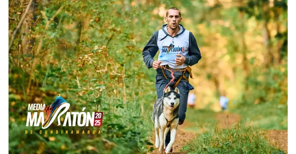 Corre, vive y disfruta: únete a la 2da Media Maratón de Cundinamarca con canicross