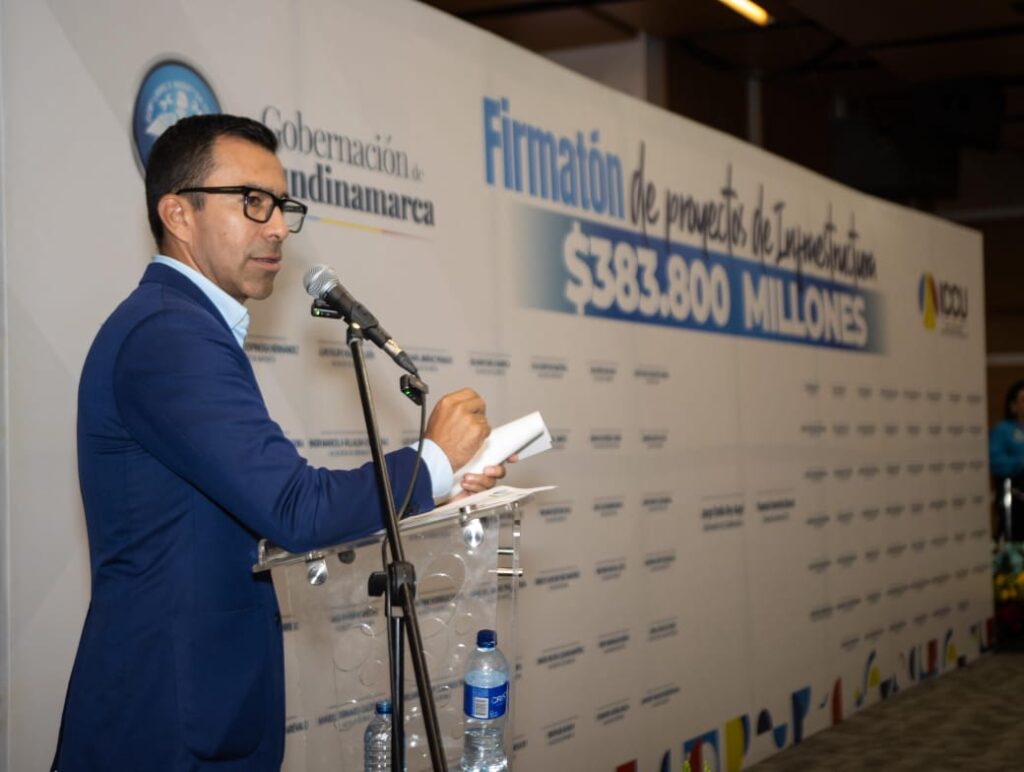 Gobernador Jorge Rey destina más de $383.000 millones para la infraestructura vial y vertical de Chocontá y 101 municipios más de Cundinamarca