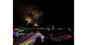 El Puente de Boyacá encendió su alumbrado navideño