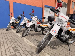 Tibirita y 7 municipios cundinamarqueses recibieron motocicletas para atender emergencias