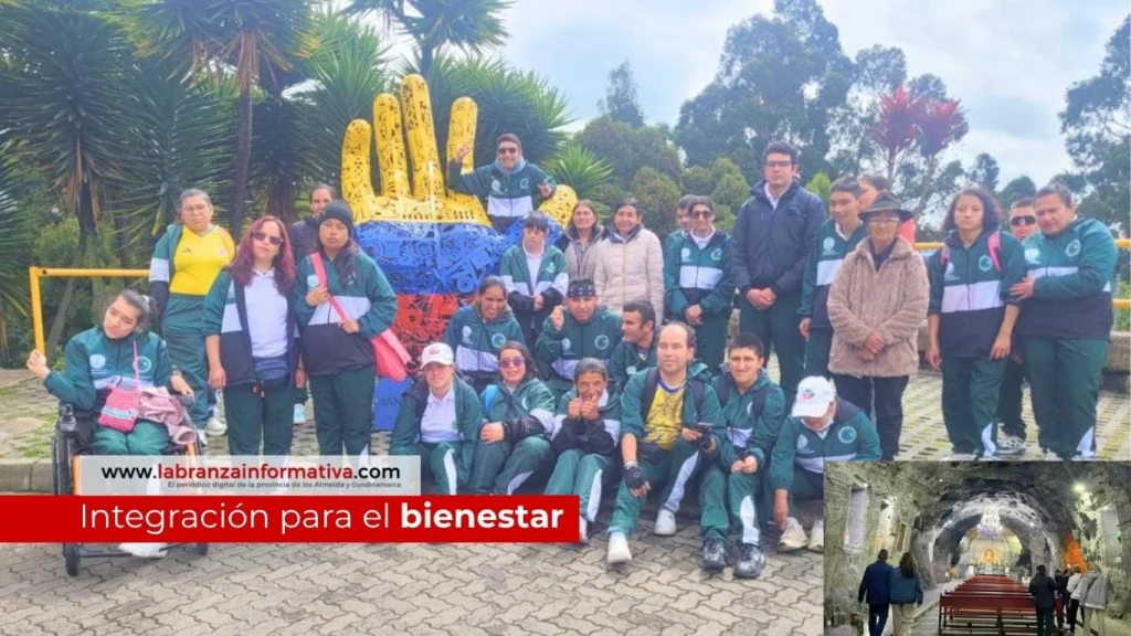 Personas con discapacidad de Chocontá vivieron una jornada de integración en la Catedral de Sal de Zipaquirá