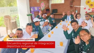 Chocontá participó en jornada de inclusión durante la semana de la discapacidad en Sopó