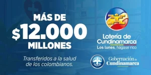 Más de $12.000 millones ha transferido la Lotería de Cundinamarca para la salud en 2026